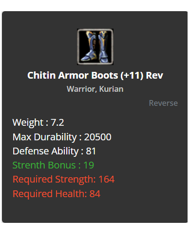 raptor ve chitin boots