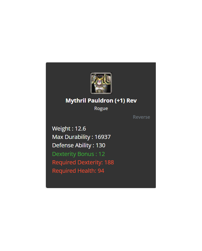 +9 MD +9 Abyss Jamadar +7 Mythril Set