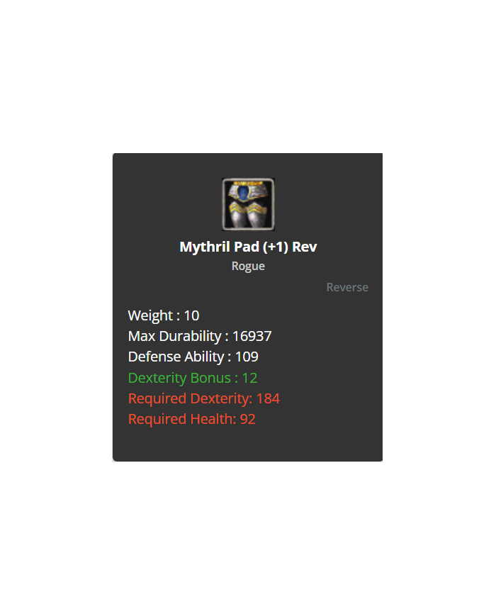 +9 MD +9 Abyss Jamadar +7 Mythril Set