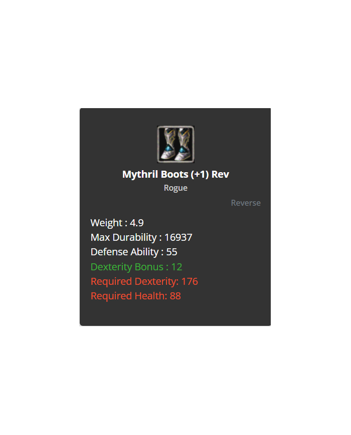 +9 MD +9 Abyss Jamadar +7 Mythril Set