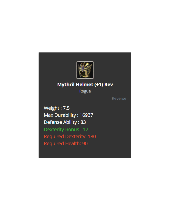 +9 MD +9 Abyss Jamadar +7 Mythril Set