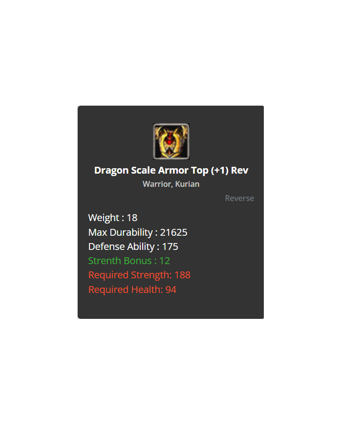 dragon +1 reb set