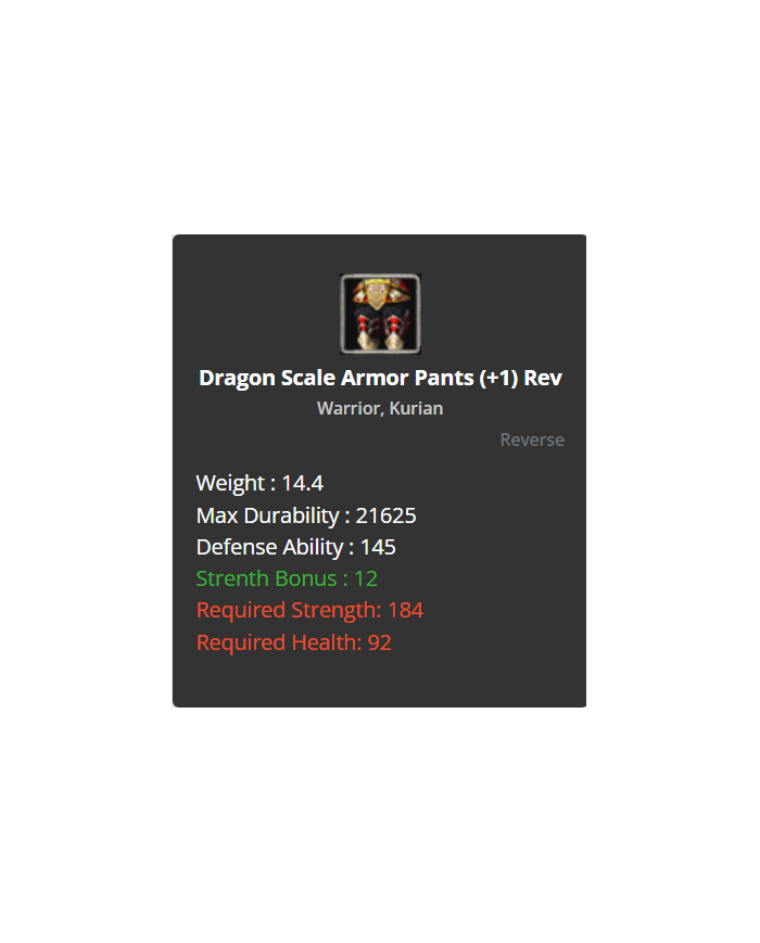 dragon +1 reb set