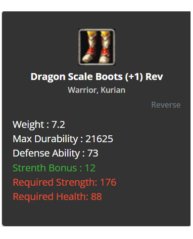 dragon +1 reb set