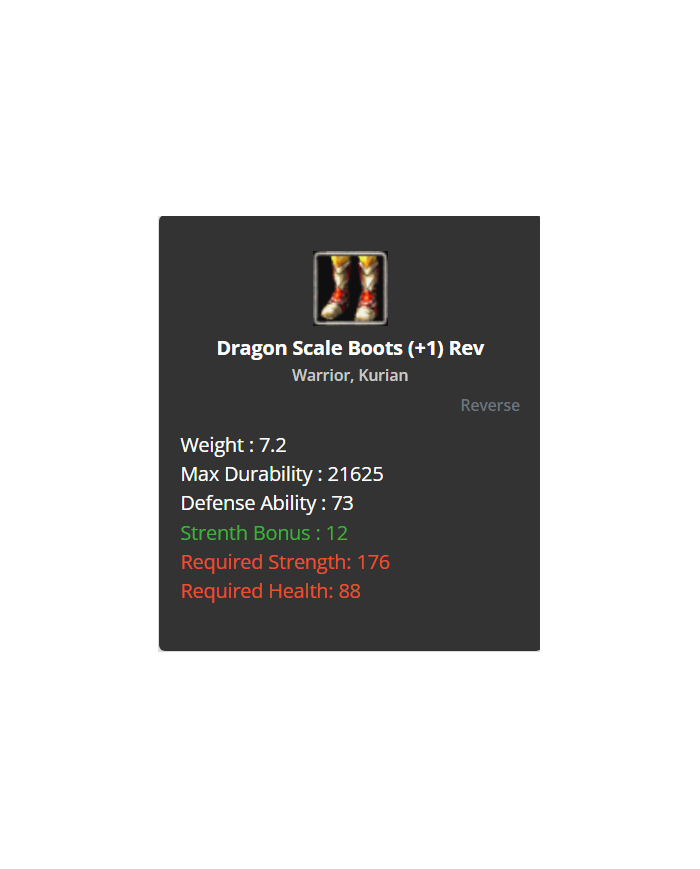 dragon +1 reb set