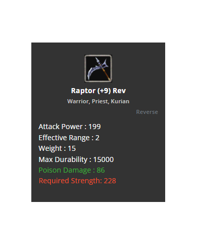 raptor reb +9