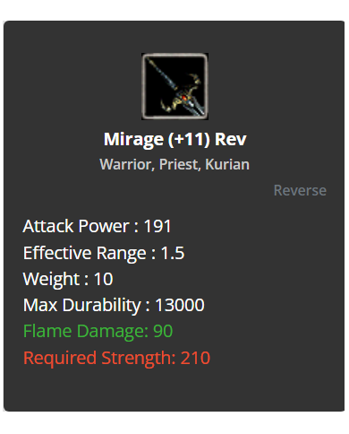 REB +11 Mirage