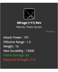 REB +11 Mirage