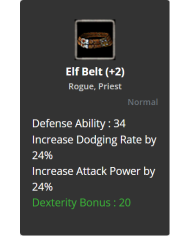 Elf Belt
 +-+2