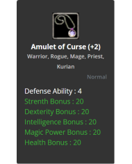 Amulet of Curse
 +-+2