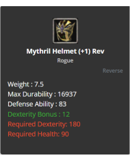 Mythril Helmet
 +-+1 Rebirt