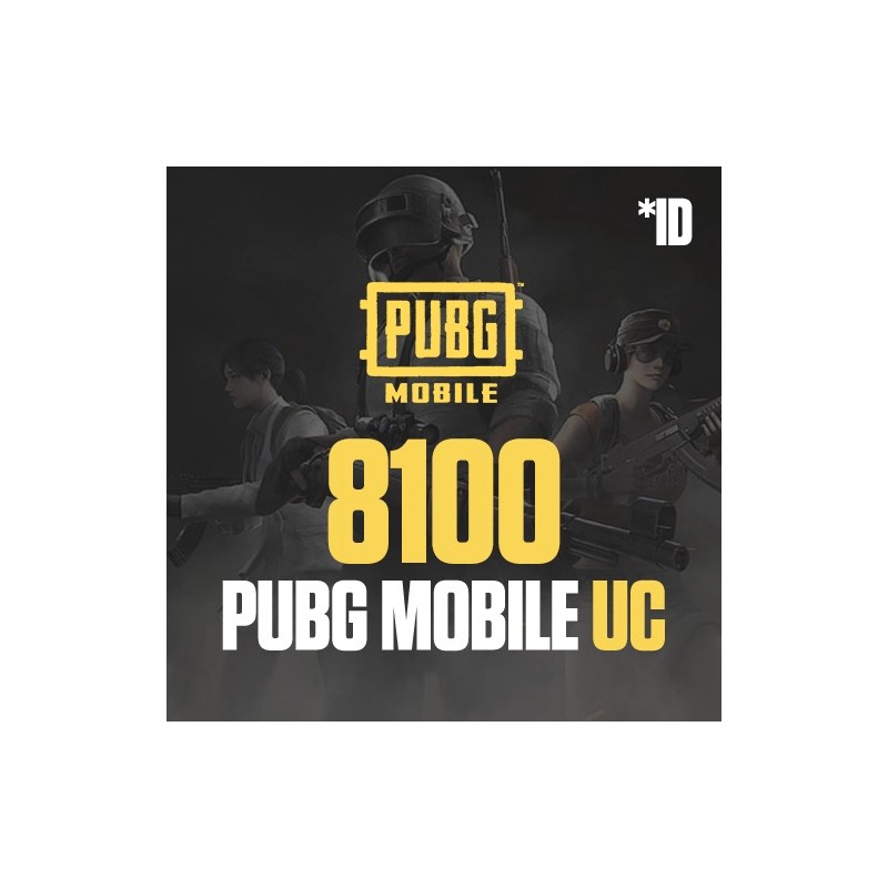 8100 PUBG Mobile UC