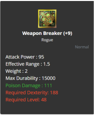  Weapon Breaker (+9) 