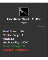 Exceptional Shard +11 (Rev)