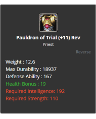 +11 Priest Trial Set