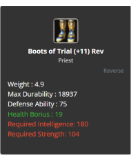 +11 Priest Trial Set