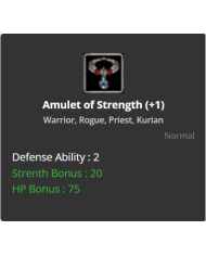  Amulet of Strength (+1)