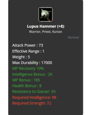 +8 Lupus Hammer