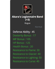 +3 Akara's Legionnaire Band