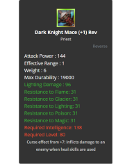 Dark Knight Mace (+1) Rev