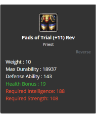 Pads Of Trial +11 Rev