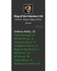 Ring Of The Felankor +0 (DUAL)