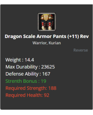 Dragon Scale SET (+11 Rev)