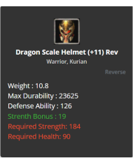 Dragon Scale SET (+11 Rev)