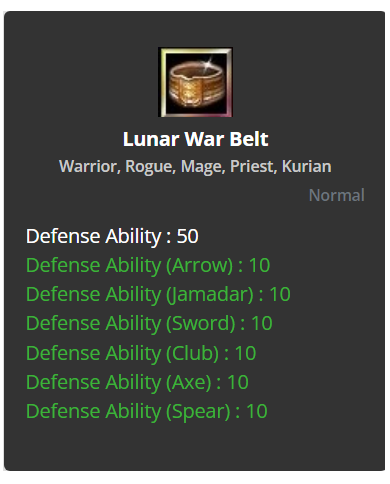 Lunar War Belt