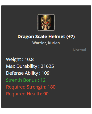 Dragon Set +7 / Sos +2