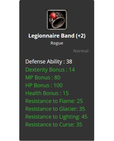 +2 Legionnaire Band