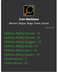 Rogue Chitin Set +8