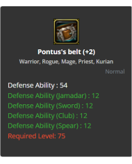 Holy Knight Warior Set +7 No Rev