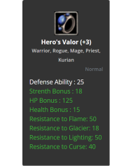 +3 Hero's Valor