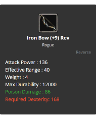 Iron Bow +9 Rev