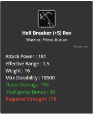 Hell Breaker +5 Rev