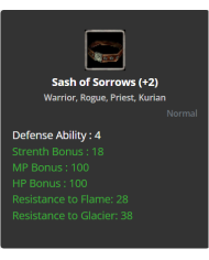 Sash of Sorrows (+2)