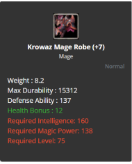 +7 Mage Krowaz Set