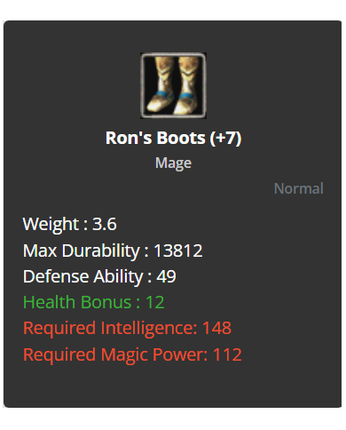 2x FR+3 - +7 Ron's Set