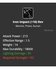 Iron Impact +16 (reverse)