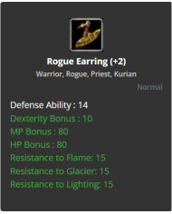 +2 Dual Rogue Earring