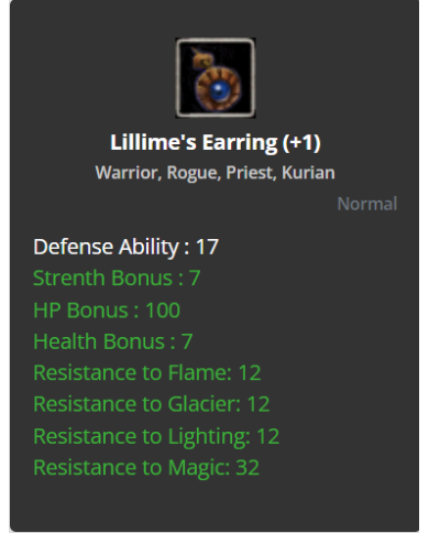 +1 Dual Lillime Earring