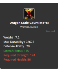 +8 Dragon Scale Gaunlets