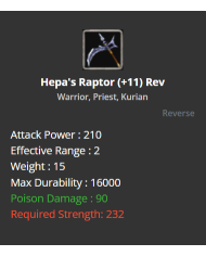 +9 Hepa's Raptor