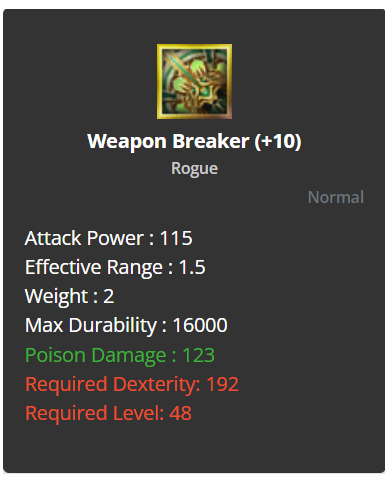 +10 Weapon Breaker