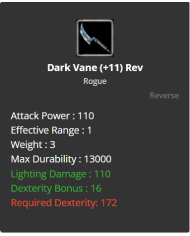 +9 Dark Vane