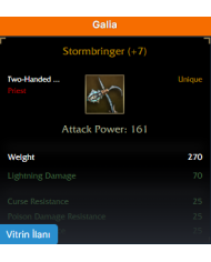 Stormbringer +7 Hızlı Teslimat