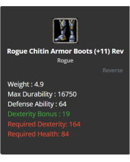 rogue chitin set 